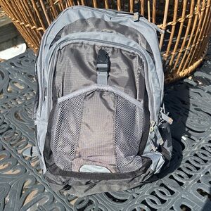Embark Gray Everyday Backpack with Front Mesh Pocket